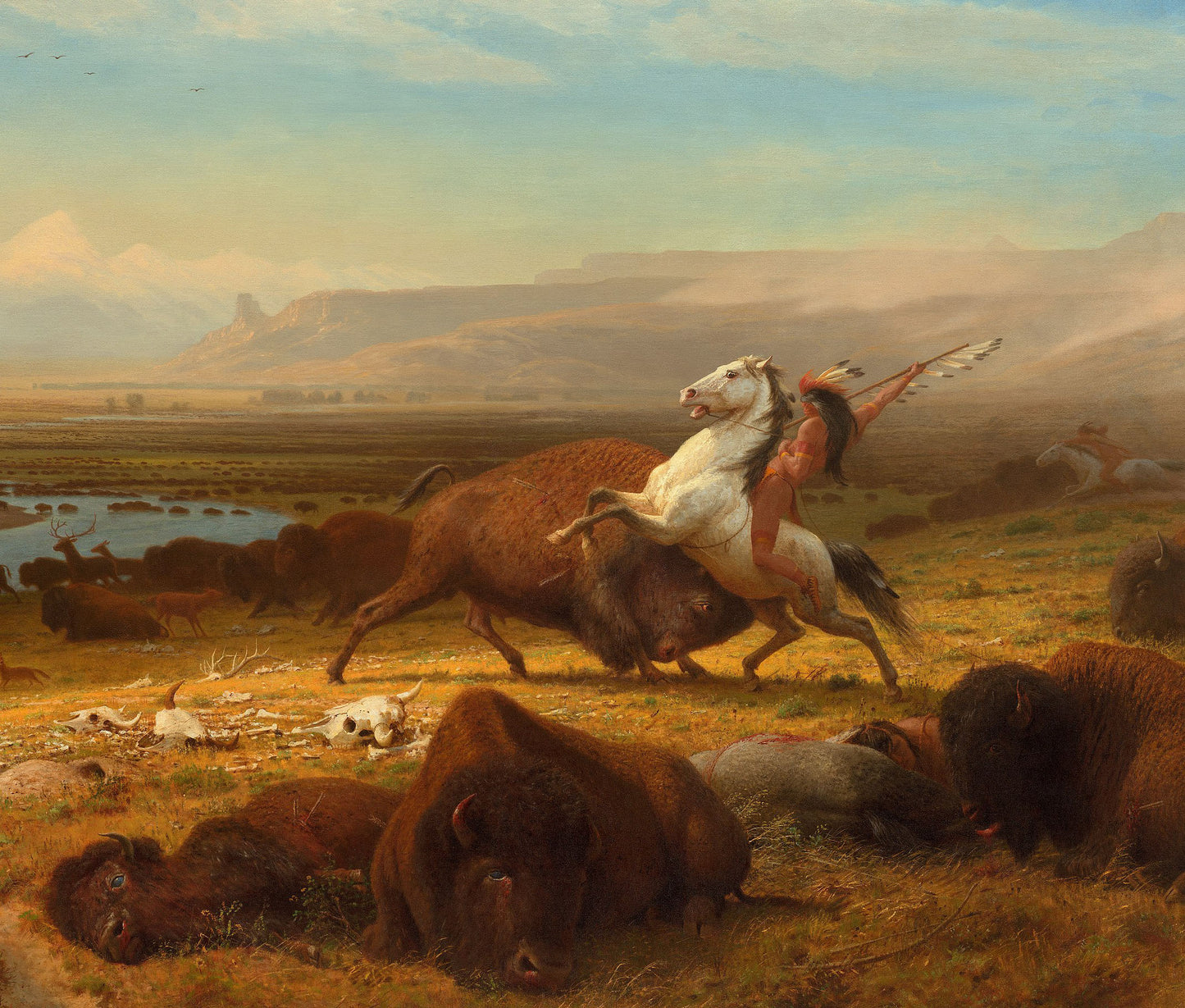 Albert Bierstadt - The Last Of The Buffalo