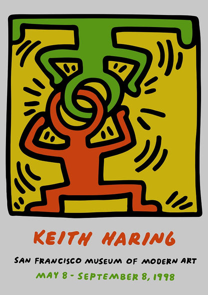 Keith Harring - San Francisco Exhibition Poster